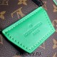 Louis Vuitton DOPP KIT Toiletry Bag (M46253) Green, Dopp Kit Toiletry Bag Monogram Macassar Canvas with Leather Trim, Size: 28x15x16.5cm