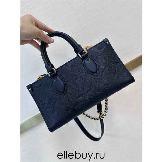 Louis Vuitton ONTHEGO EAST WEST Handbag (M23640) Black OnTheGo East West, Size: 25x13x10cm