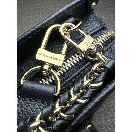 Louis Vuitton ONTHEGO EAST WEST Handbag (M23640) Black OnTheGo East West, Size: 25x13x10cm