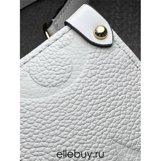 Louis Vuitton ONTHEGO EAST WEST Handbag (M23698) White OnTheGo East West Handbag, Size: 25x13x10cm