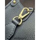 Louis Vuitton LOCK & GO Handbag (M22311) Black Smooth Grain Calfskin, Size: 24.5x19x10.5cm