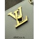 Louis Vuitton LOCK & GO Handbag (M23637) White Smooth Grain Calfskin, Size: 24.5x19x10.5cm