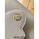 Louis Vuitton Capucines BB Handbag (M59433) Grey with Gold Clasp, Full-grain Calfskin, Size: 21x14x8 cm