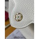 Louis Vuitton Capucines BB Handbag (M59433) White with Gold Clasp, Full-grain Calfskin, Size: 21x14x8 cm