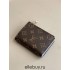 Louis Vuitton Portefeuil Lisa Compact Wallet (M82415) Purple, Size: 9×11.5×1.5cm