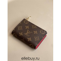 Louis Vuitton Portefeuil Lisa Compact Wallet (M82381) Red, Size: 9×11.5×1.5cm