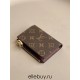 Louis Vuitton Portefeuil Lisa Compact Wallet (M82415) Purple, Size: 9×11.5×1.5cm