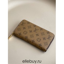 Louis Vuitton ZIPPY Zipper Wallet (M82444) Yellow Flower, This Zippy Wallet is made of Monogram Canvas, Size: 19.5x10.5x2.5cm