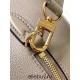 Louis Vuitton M59273 Elephant Gray Embossed Speedy Bandoulière 25 Handbag Monogram Empreinte Leather, Size: 25.0x19.0x15.0 cm