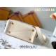 Louis Vuitton M44829 Off-White NEO ALMA bb Embossed Empreinte Leather, Soft and Vibrant Colors, Size: 25.0x18.0x12.0 cm