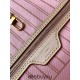 Louis Vuitton N41605 Check/Ballet Pink NEVERFULL Medium Handbag Damier Azur Canvas, Size: 32x28.5x17cm