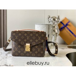 Louis Vuitton M44875 Classic Monogram Messenger Bag POCHETTE METlS Metis MONOGRAM REVERSE, Size: 25X19X9CM