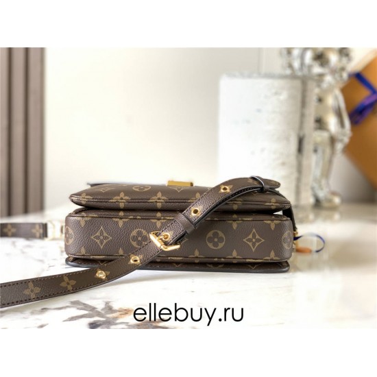 Louis Vuitton M44875 Classic Monogram Messenger Bag POCHETTE METlS Metis MONOGRAM REVERSE, Size: 25X19X9CM