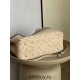 Louis Vuitton BELLA TOTE Handbag (M59203) Off-White, Soft Perforated Calfskin, Size: 32x23x13cm