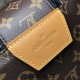 Louis Vuitton DOPP KIT Toiletry Bag (M46696) Monogram Macassar Coated Canvas, Size: 28x15x16.5cm