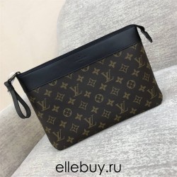 Louis Vuitton POCHETTE VOYAGE SOUPLE Clutch (M82543) Monogram Canvas, Size: 32x21x8cm