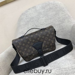 Louis Vuitton Montsouris Messenger Bag (M46685) Monogram Canvas, Size: 34x19x11cm