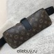 Louis Vuitton Montsouris Messenger Bag (M46685) Monogram Canvas, Size: 34x19x11cm