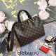 Louis Vuitton SPEEDY 25 Handbag (N41368) with Shoulder Strap, Damier Ebène Canvas, Size: 25x19x15cm