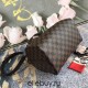 Louis Vuitton SPEEDY 25 Handbag (N41368) with Shoulder Strap, Damier Ebène Canvas, Size: 25x19x15cm