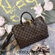 Louis Vuitton SPEEDY 30 Handbag (N41367) with Shoulder Strap, Damier Ebène Canvas, Size: 30x21x17cm [Complete Packaging]