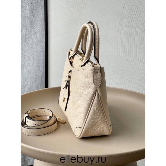 Louis Vuitton TRIANON Small Handbag (M46503) White, Trianon Small Handbag in Monogram Empreinte Embossed Leather, Size: 28x18x8cm