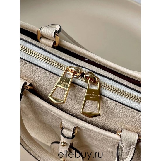 Louis Vuitton TRIANON Small Handbag (M46503) White, Trianon Small Handbag in Monogram Empreinte Embossed Leather, Size: 28x18x8cm