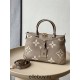 Louis Vuitton TRIANON Small Handbag (M46585) Gray, Trianon Small Handbag in Monogram Empreinte Grained Leather, Size: 28x18x8cm