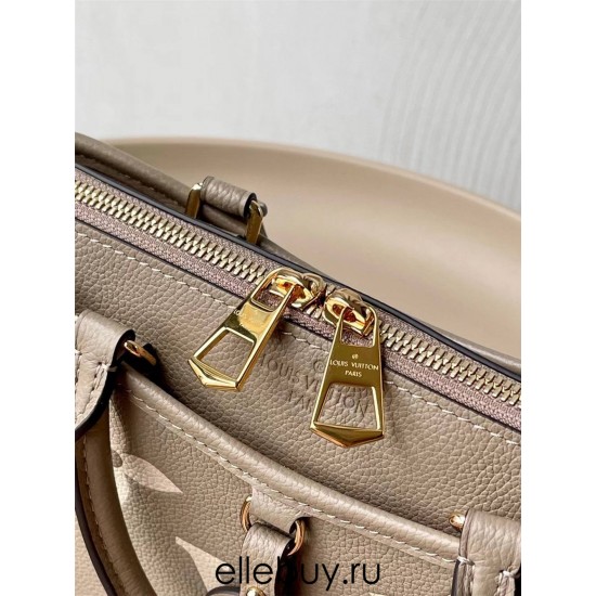 Louis Vuitton TRIANON Small Handbag (M46585) Gray, Trianon Small Handbag in Monogram Empreinte Grained Leather, Size: 28x18x8cm