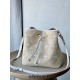 Louis Vuitton NéoNoé NeoNoe Medium Handbag (M22852) White, Size: 26x26x17.5cm