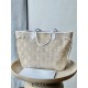 Louis Vuitton NEVERFULL Medium Handbag (M22839) White, Size: 31x28x14cm