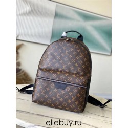 Louis Vuitton M22558 Monogram Discovery Small Backpack, Monogram Eclipse Black Canvas, Size: 29x38x20cm