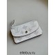 Louis Vuitton Recto Verso Cardholder Wallet (M81287) White, Size: 13x9.5x2.5cm