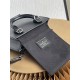 Louis Vuitton PETIT SAC PLAT Handbag (M69441) Black, Petit Sac Plat Handbag in Epi Leather Design, Size: 14x17x5cm