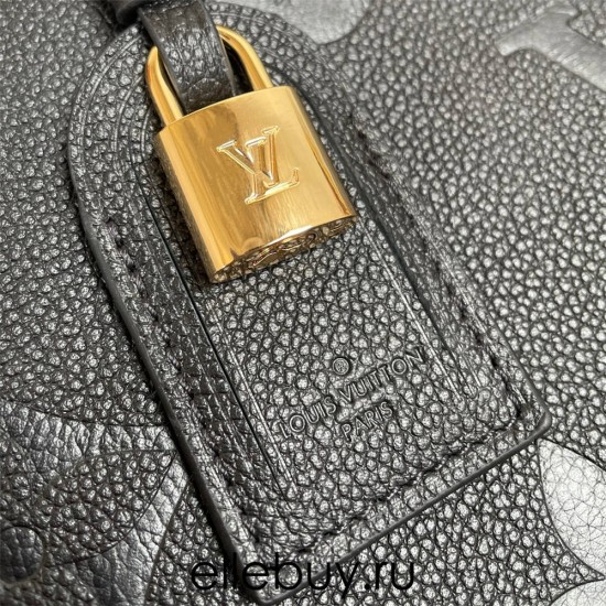 Louis Vuitton GRAND PALAIS Handbag (M45811) Black, Grand Palais Handbag in Soft Grained Leather Embossed, Size: 34x24x15cm