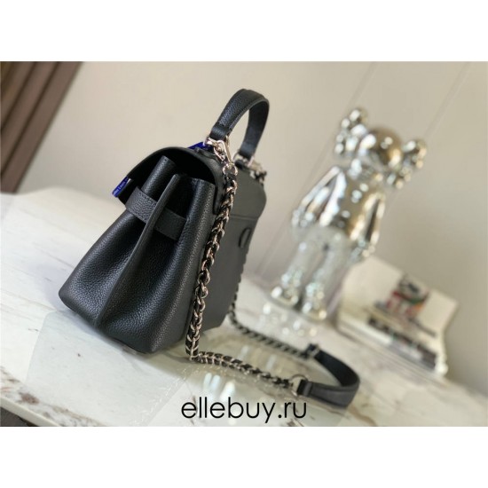 Louis Vuitton LOCKME EVER Mini Handbag (M20997) Black, Petite and Exquisite Lockme Ever Mini Handbag in Grained Calfskin, Size: 23x17x10cm