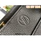 Louis Vuitton M57728 Monogram Black ON MY SIDE Small Handbag, Size: 25x20x12 cm