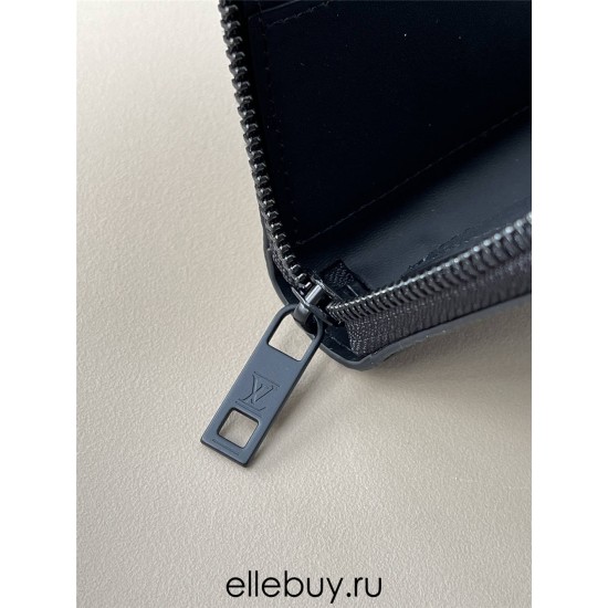 Louis Vuitton ZIPPY Vertical Wallet (M81767) Black, Incredibly Soft Calfskin, Size: 10x20x2 cm