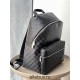 Louis Vuitton DISCOVERY Small Backpack (N40436) Black, Damier Infini Leather and Damier Graphite Canvas, Size: 30x40x20cm