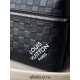 Louis Vuitton DISCOVERY Small Backpack (N40436) Black, Damier Infini Leather and Damier Graphite Canvas, Size: 30x40x20cm