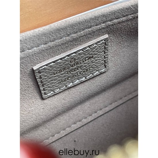 Louis Vuitton PAPILLON BB Handbag (M46031) Gray, Classic Papillon Handbag in Monogram Empreinte Embossed Leather, Size: 20x10x10cm