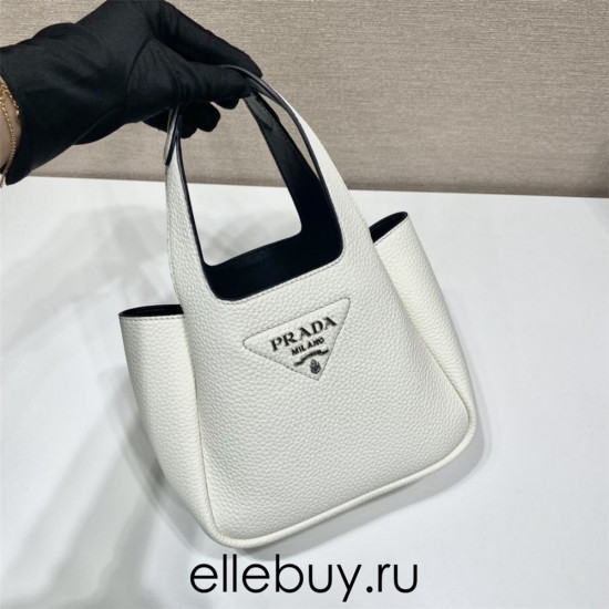 mini Dynamique  Leather Mini Bag 1BA349   White  18x16x10cm