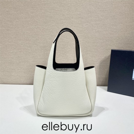 mini Dynamique  Leather Mini Bag 1BA349   White  18x16x10cm