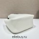 mini Dynamique  Leather Mini Bag 1BA349   White  18x16x10cm