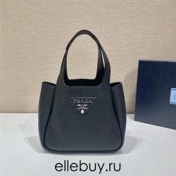 mini Dynamique  Leather Mini Bag 1BA349  Black   18x16x10cm