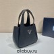 mini Dynamique  Leather Mini Bag 1BA349  Black   18x16x10cm