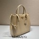 Prada Saffiano leather handbag (1BA304) High   apricot  33x31x15cm