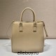 Prada Saffiano leather handbag (1BA304) High   apricot  33x31x15cm