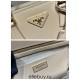 Prada Saffiano leather handbag (1BA304) High   apricot  33x31x15cm