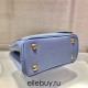 Prada Galleria Saffiano Leather Mini-bag  1BA906 Galleria Leather   Blue  20x15x9.5cm